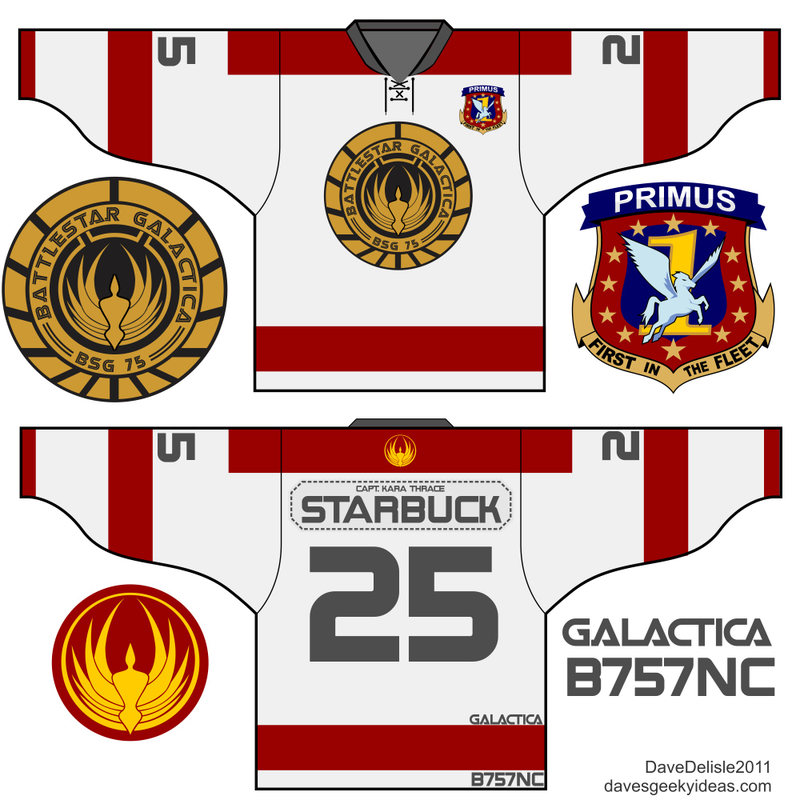 Illustration for article titled Support your favorite scifi or fantasy team in custom hockey jerseys
